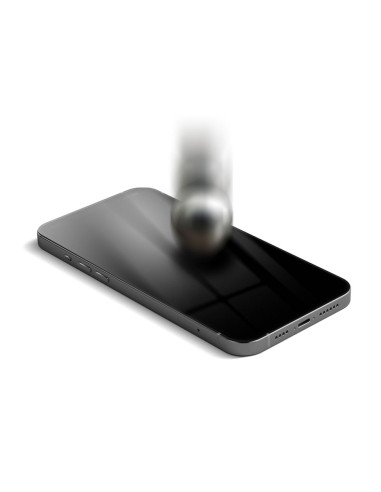 Verre trempé flexible 5D de Forcell pour iPhone 14 Pro Max noir