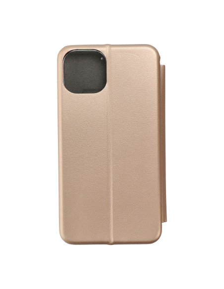 Étui Book Elegance pour IPHONE 14 or