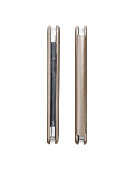 Étui Book Elegance pour IPHONE 14 or