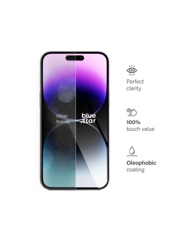 VERRE TREMPE Blue Star- APP IPHO 14Pro