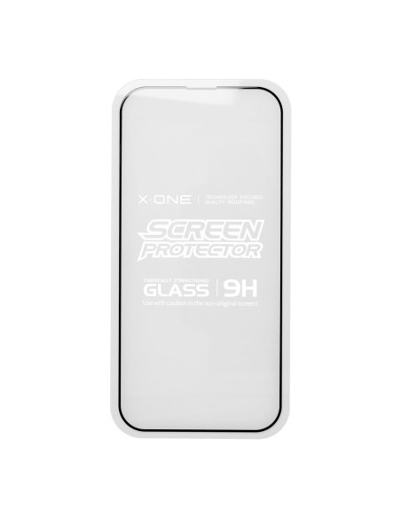 Verre trempé X-ONE Full Cover Extra Strong - APP IPHO 14 Pro (full glue) NOIR