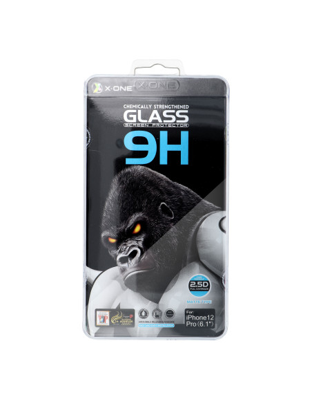 Verre trempé X-ONE Full Cover Extra Strong Mat - APP IPHO 14 Pro Max (full glue) NOIR