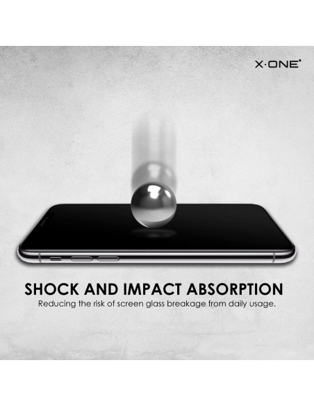 Verre trempé X-ONE Full Cover Extra Strong Mat - APP IPHO 14 Pro Max (full glue) NOIR
