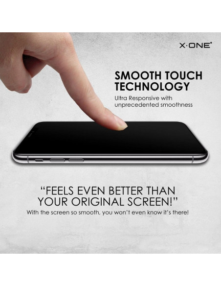 Verre trempé X-ONE Full Cover Extra Strong Mat - APP IPHO 14 Pro Max (full glue) NOIR