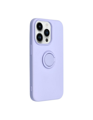 Coque SILICONE RING pour IPHONE 14 PRO violet
