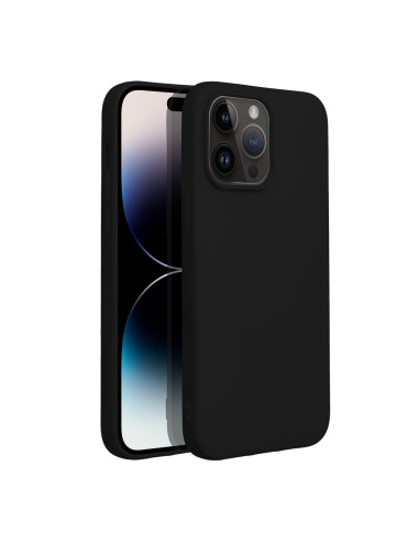 COQUE SILICONE pour IPHONE 14 PRO MAX NOIR