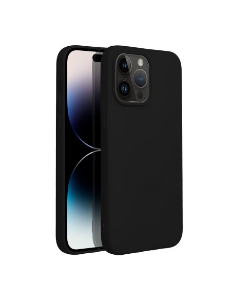 COQUE SILICONE pour IPHONE 14 PRO MAX NOIR
