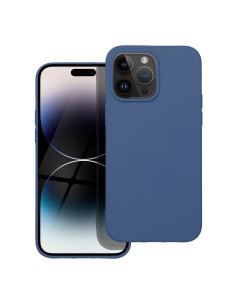 COQUE SILICONE pour IPHONE 14 PRO MAX BLEU
