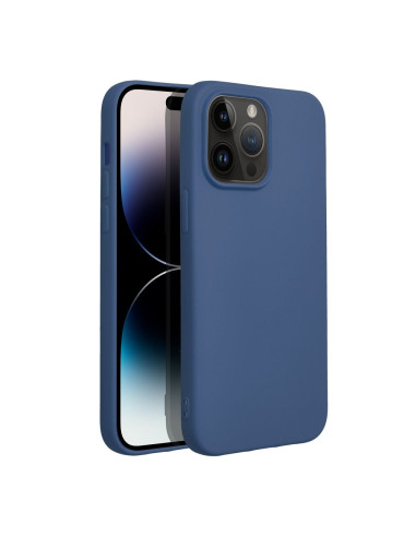 COQUE SILICONE pour IPHONE 14 PRO MAX BLEU
