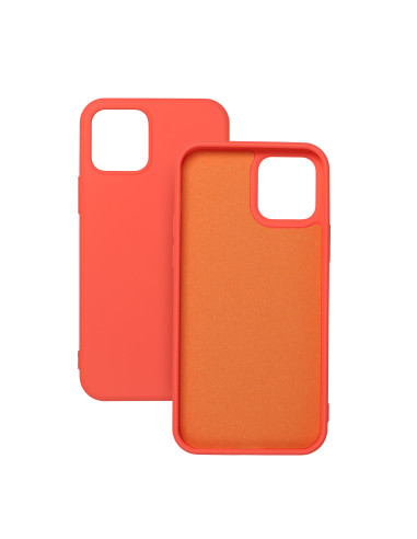 COQUE SILICONE pour IPHONE 14 PRO MAX pêche