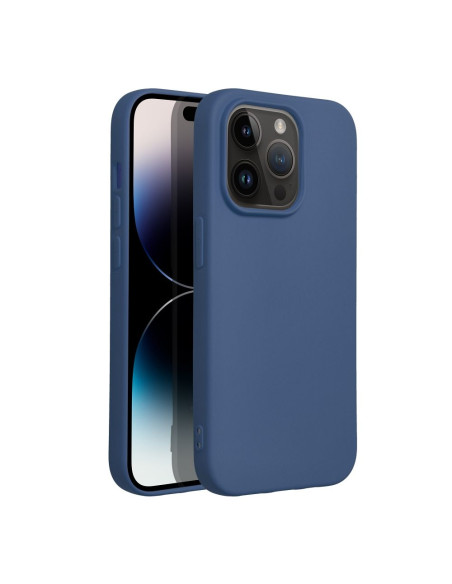 COQUE SILICONE pour IPHONE 14 PRO BLEU