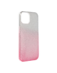 Coque Forcell - SHINING pour IPHONE 14 TRANSPARENT / ROSE