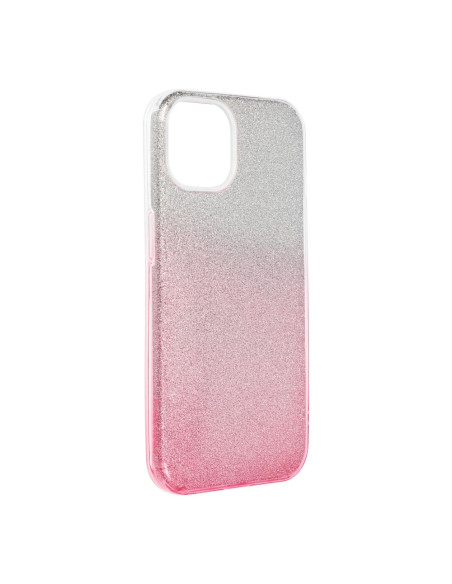 Coque Forcell - SHINING pour IPHONE 14 TRANSPARENT / ROSE