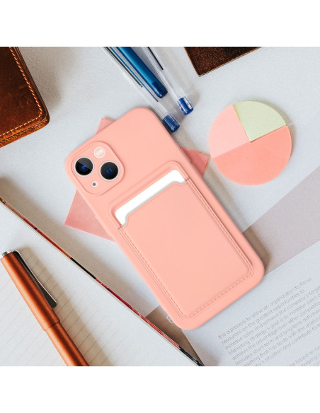 COQUE pour IPHONE 14 rose