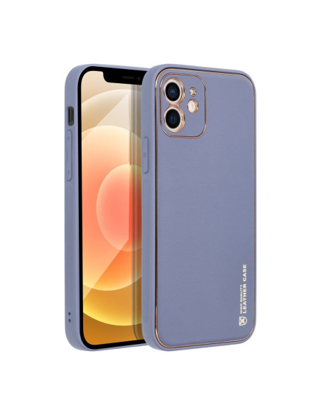 Etui LEATHER Case en cuir pour IPHONE 14 PLUS BLEU