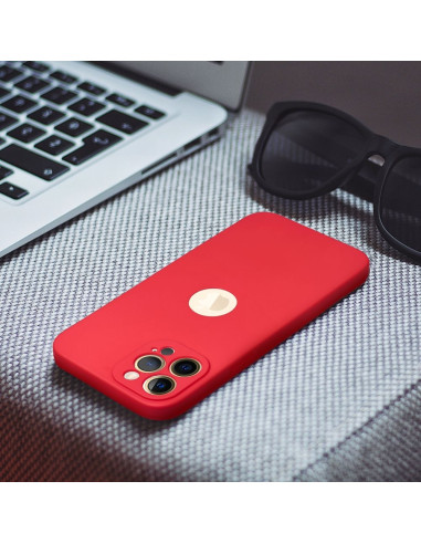 Coque SOFT pour IPHONE 14 PLUS rouge