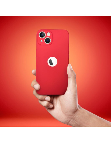 Coque SOFT pour IPHONE 14 PLUS rouge