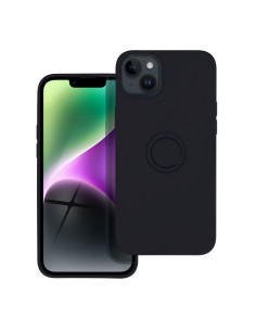 Coque SILICONE RING pour IPHONE 14 PLUS noir 2
