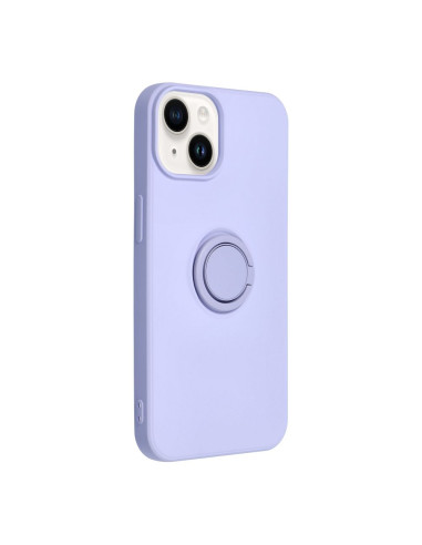 Coque SILICONE RING pour IPHONE 14 PLUS violet