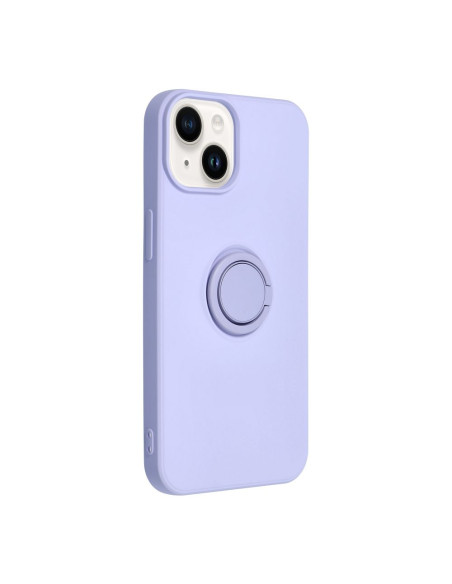 Coque SILICONE RING pour IPHONE 14 PLUS violet