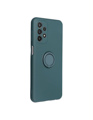 Coque SILICONE RING pour IPHONE 14 PLUS vert