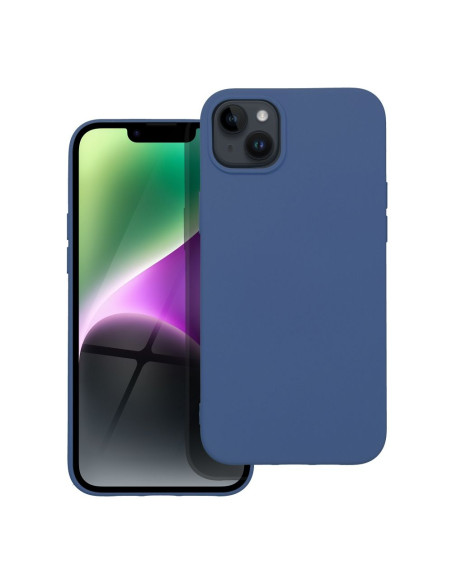 COQUE SILICONE pour IPHONE 14 PLUS BLEU