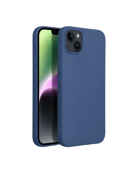 COQUE SILICONE pour IPHONE 14 PLUS BLEU