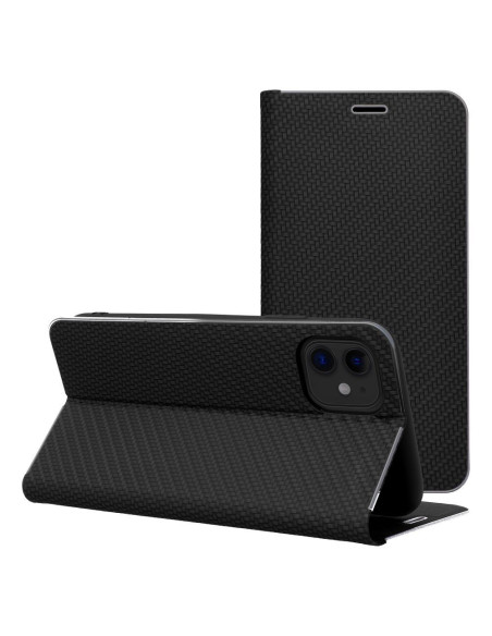 Etui LUNA Carbon pour IPHONE 14 Pro Max noir