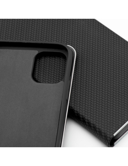 Etui LUNA Carbon pour IPHONE 14 Pro Max noir