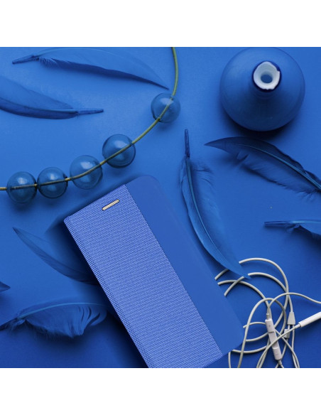 Etui SENSITIVE Book pour IPHONE 14 Pro bleu marine