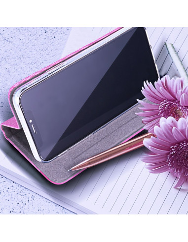 Etui SENSITIVE Book pour IPHONE 14 Pro Max rose