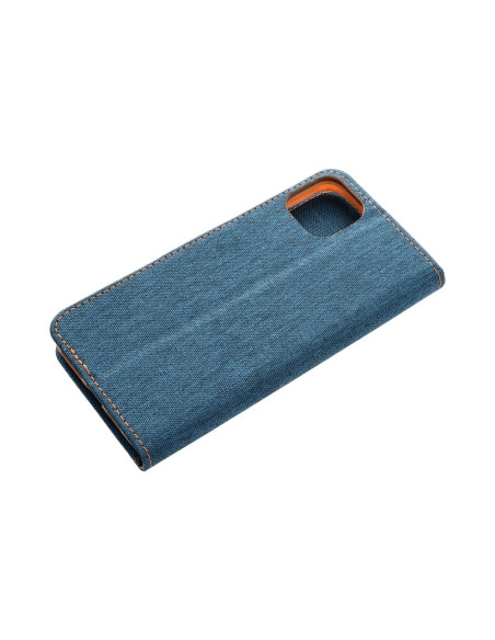 Etui Canvas pour IPHONE 14 Pro Max bleu marine