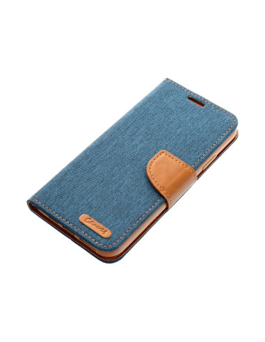 Etui Canvas pour IPHONE 14 Pro Max bleu marine