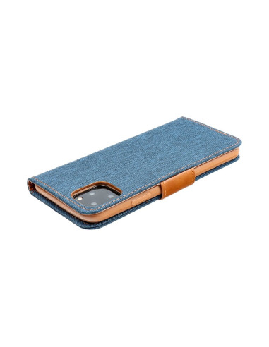 Etui Canvas pour IPHONE 14 Pro Max bleu marine