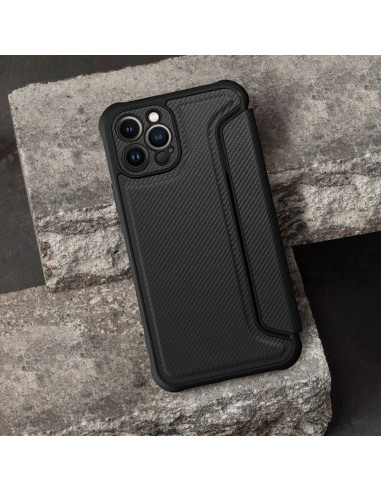 Etui RAZOR Book pour IPHONE 14 noir