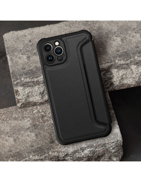 Etui RAZOR Book pour IPHONE 14 noir