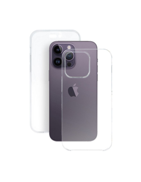 Coque 360 FULL COVER PC + TPU pour IPHONE 14 Pro transparent