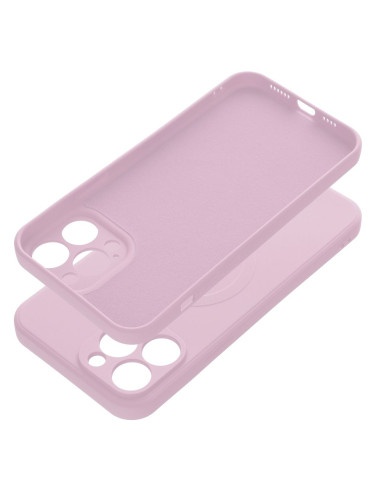 SILICONE MAG COVER compatible avec MagSafe pour IPHONE 13 Pro Max rose