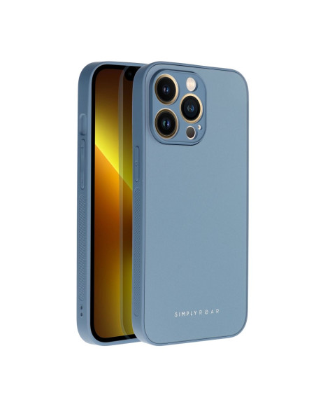 Roar Matte Glass Case - for iPhone 13 blue
