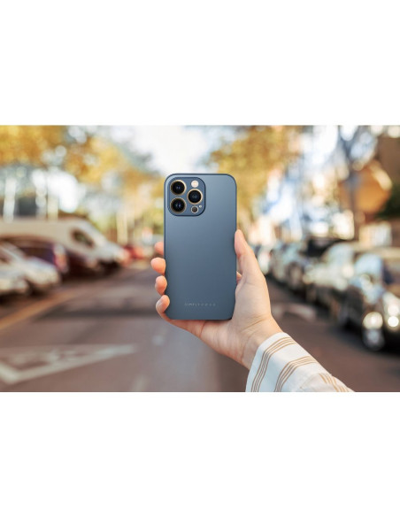 Roar Matte Glass Case - for iPhone 13 blue