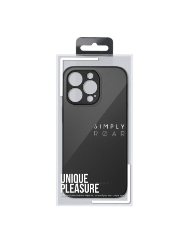 Roar Matte Glass Case - for iPhone XR black