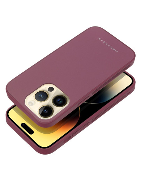 Coque en verre mat Roar - pour iPhone 14 marron