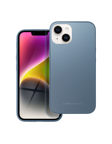 Coque en verre mat Roar - pour iPhone 14 bleu
