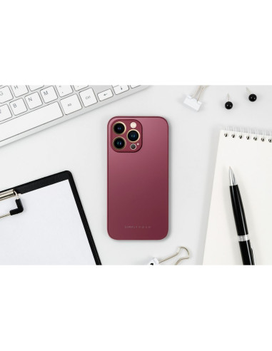 Coque en verre mat Roar - pour iPhone 14 Plus marron