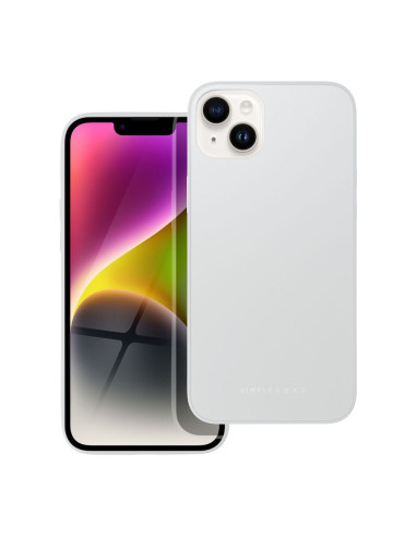 Coque en verre mat Roar - pour iPhone 14 Plus acier