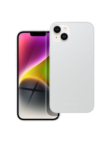 Coque en verre mat Roar - pour iPhone 14 Plus acier