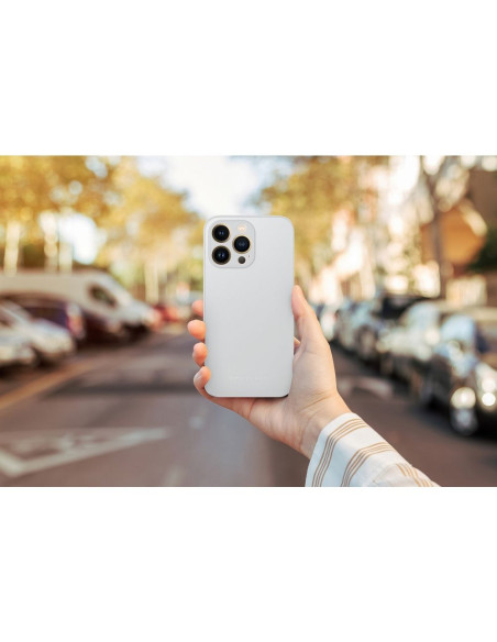 Coque en verre mat Roar - pour iPhone 14 Plus acier