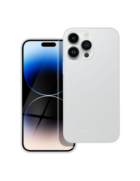 Roar Matte Glass Case - for iPhone 14 Pro Max steel
