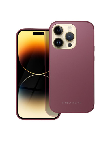 Coque en verre mat Roar - pour iPhone 14 Pro marron