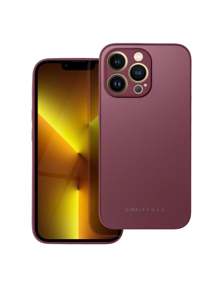 Roar Matte Glass Case - for iPhone 11 Pro Max claret